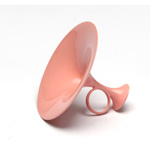 detail view of ear trumpet