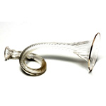 detail view of ear trumpet
