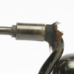 detail view of ear trumpet