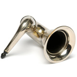marks view of ear trumpet