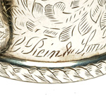 marks view of ear trumpet