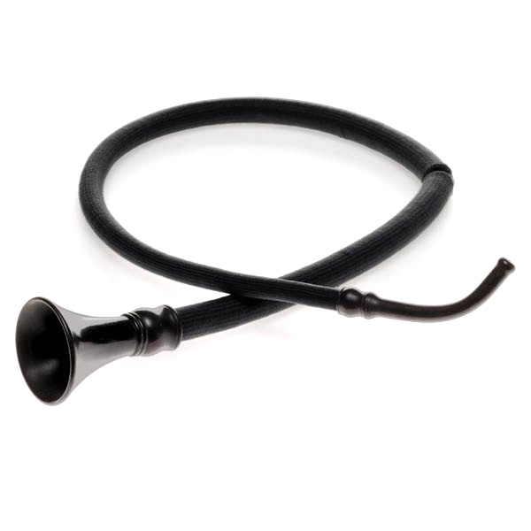 picture shows con tube - taper ear trumpet @ EarTrumpets.co.uk
