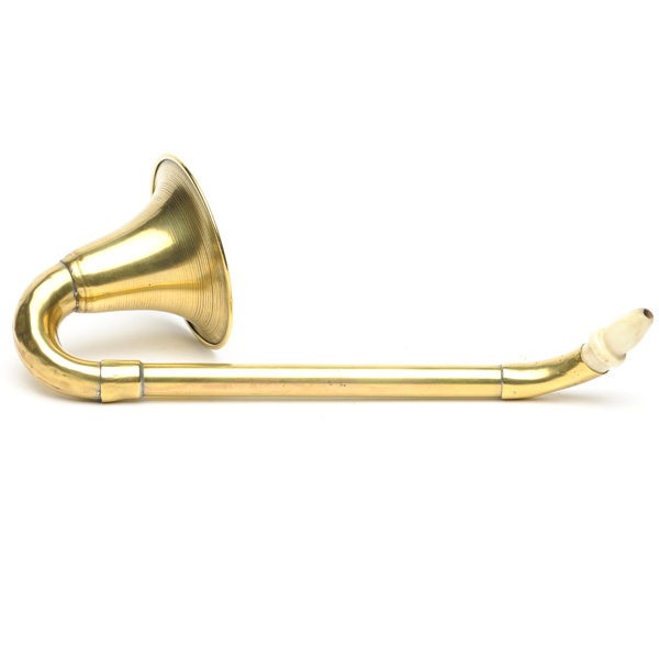 picture shows one piece ear trumpet @ EarTrumpets.co.uk