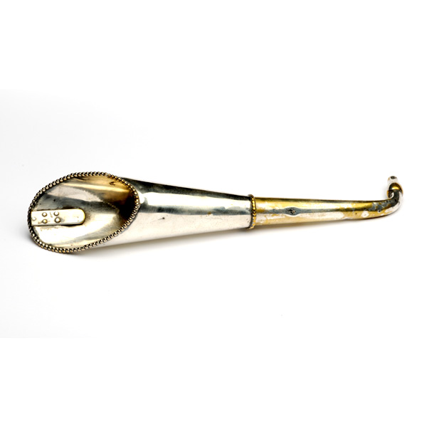 picture shows telescopic 2 pc ear trumpet @ EarTrumpets.co.uk