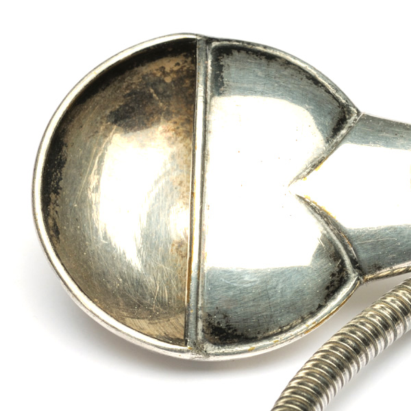 picture shows con tube ear trumpet @ EarTrumpets.co.uk