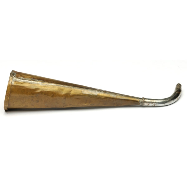 picture shows one piece ear trumpet @ EarTrumpets.co.uk