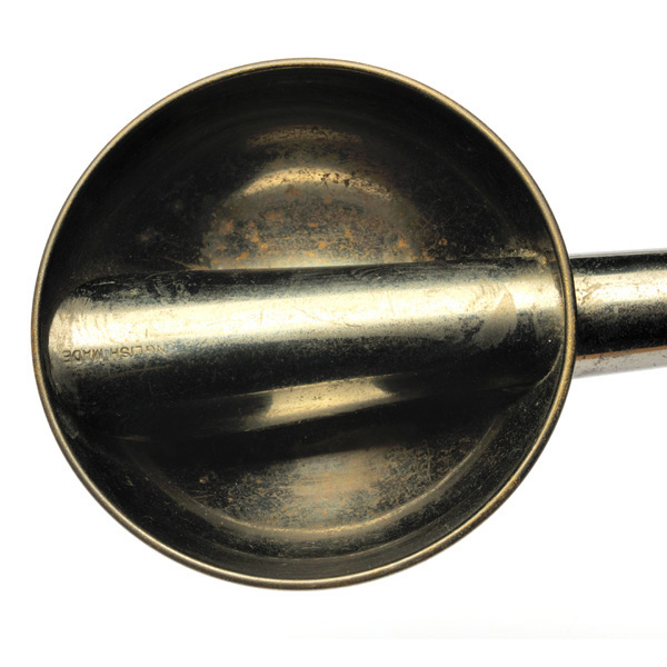 picture shows banjo ear trumpet @ EarTrumpets.co.uk