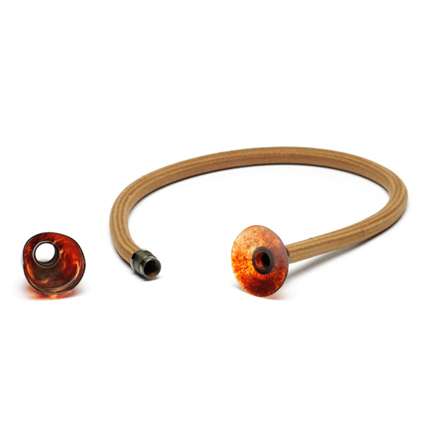 picture shows con tube ear trumpet @ EarTrumpets.co.uk