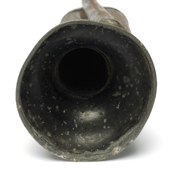 picture shows folded ear trumpet @ EarTrumpets.co.uk