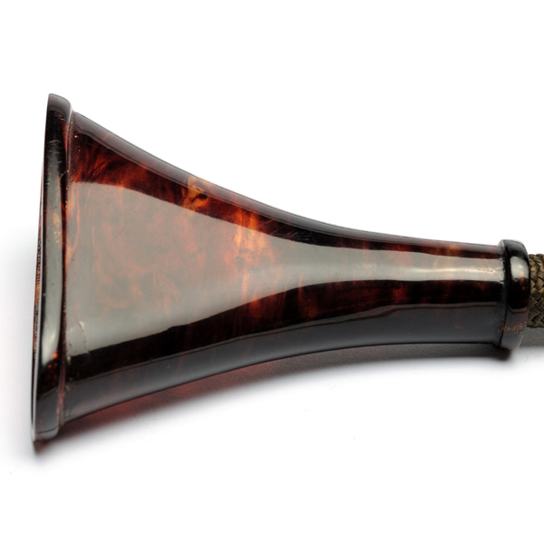 picture shows con tube ear trumpet @ EarTrumpets.co.uk