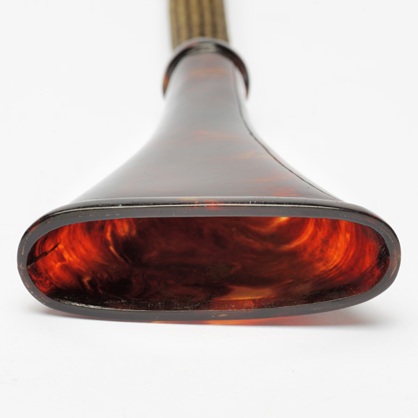 picture shows con tube ear trumpet @ EarTrumpets.co.uk