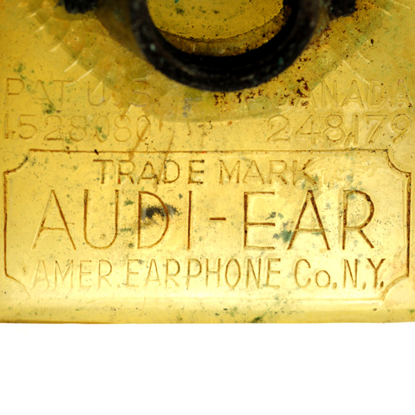 picture shows auricle ear trumpet @ EarTrumpets.co.uk