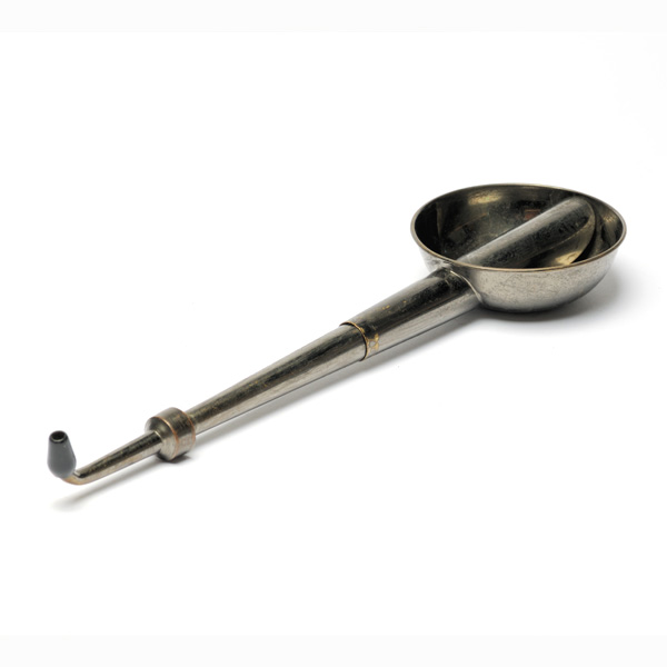 picture shows banjo ear trumpet @ EarTrumpets.co.uk