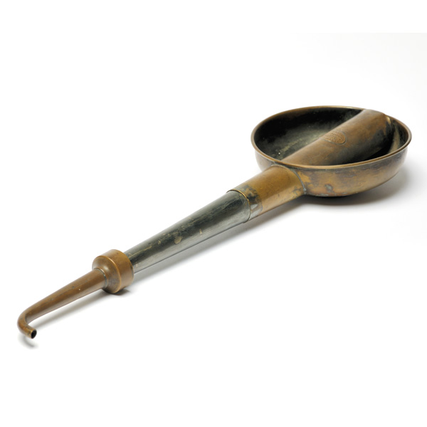 picture shows banjo ear trumpet @ EarTrumpets.co.uk