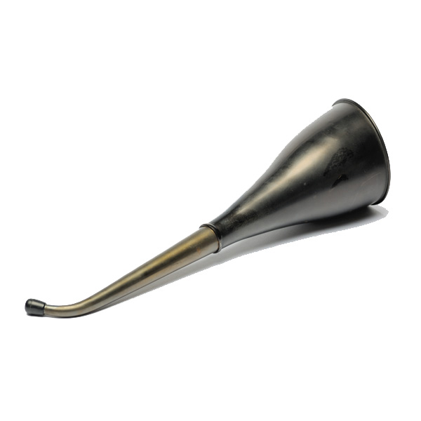 picture shows telescopic 2 pc ear trumpet @ EarTrumpets.co.uk