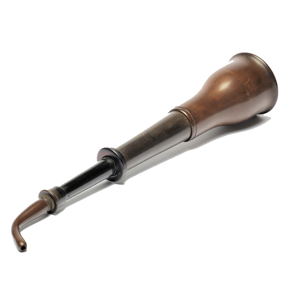 picture shows telescopic 3pc + ear trumpet @ EarTrumpets.co.uk