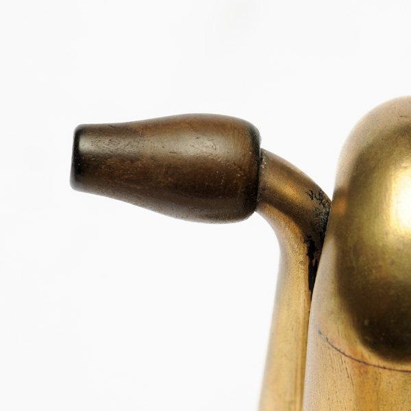 picture shows folded ear trumpet @ EarTrumpets.co.uk