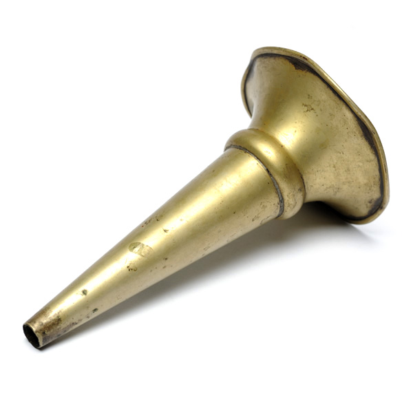 picture shows one piece ear trumpet @ EarTrumpets.co.uk