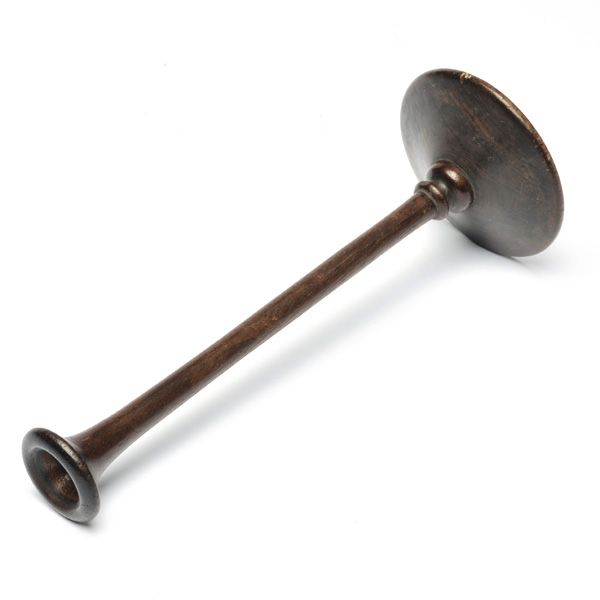 picture shows stethoscope ear trumpet @ EarTrumpets.co.uk