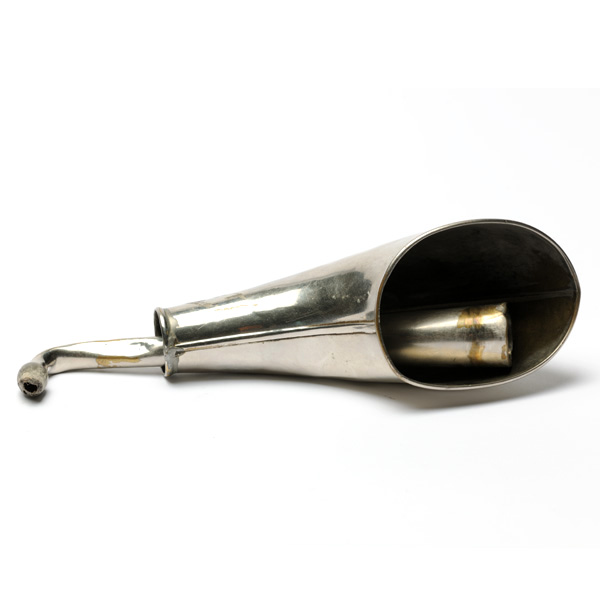 picture shows telescopic 2 pc ear trumpet @ EarTrumpets.co.uk