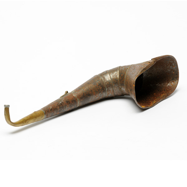 picture shows one piece ear trumpet @ EarTrumpets.co.uk