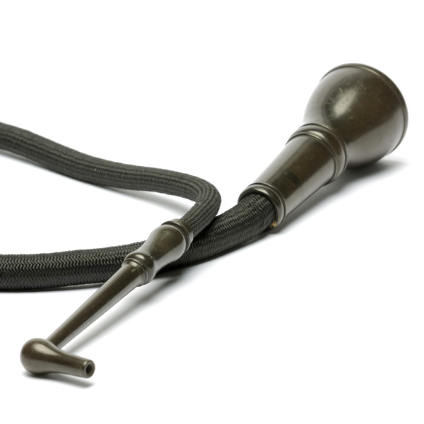 picture shows con tube - taper ear trumpet @ EarTrumpets.co.uk