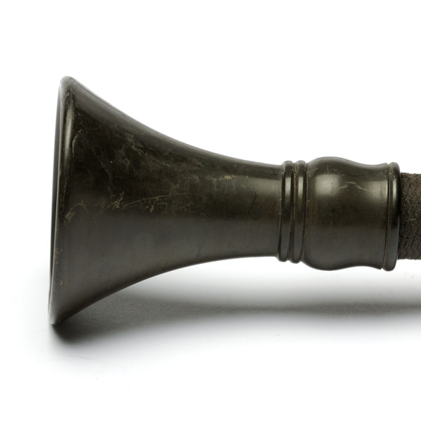 picture shows con tube ear trumpet @ EarTrumpets.co.uk