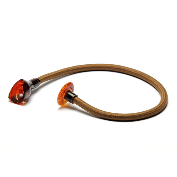 picture shows con tube ear trumpet @ EarTrumpets.co.uk
