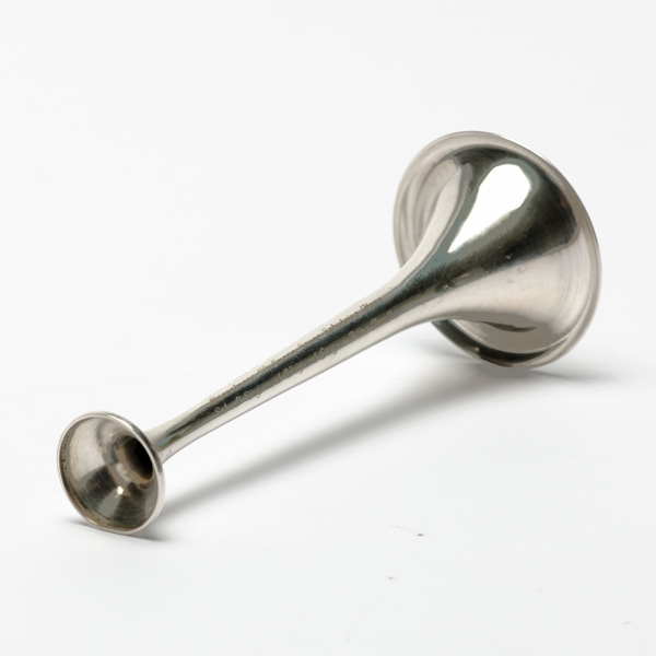 picture shows stethoscope ear trumpet @ EarTrumpets.co.uk