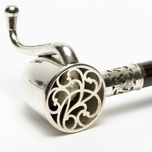 picture shows walking stick ear trumpet @ EarTrumpets.co.uk