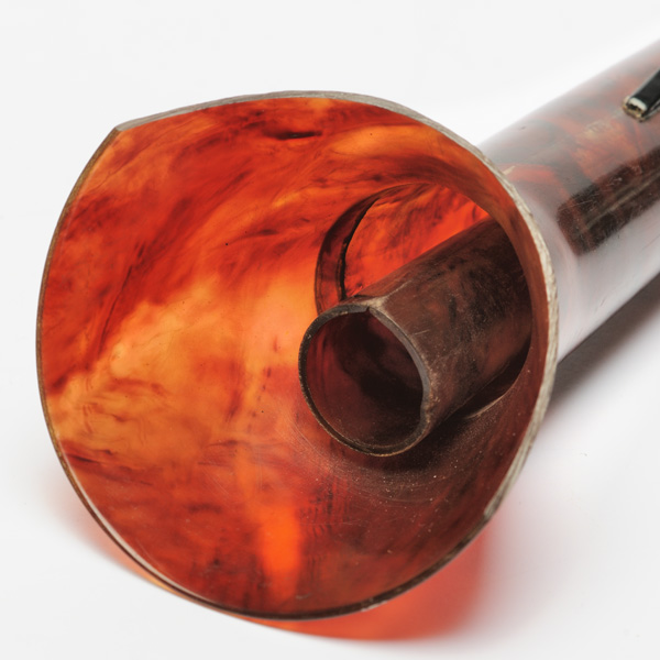 picture shows telescopic 2 pc ear trumpet @ EarTrumpets.co.uk