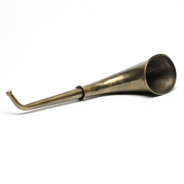 picture shows telescopic 2 pc ear trumpet @ EarTrumpets.co.uk
