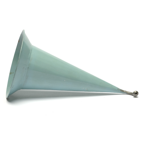 picture shows one piece ear trumpet @ EarTrumpets.co.uk