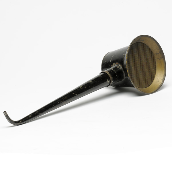 picture shows large dome ear trumpet @ EarTrumpets.co.uk