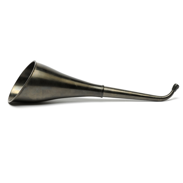 picture shows telescopic 2 pc ear trumpet @ EarTrumpets.co.uk