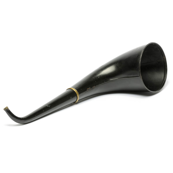 picture shows telescopic 2 pc ear trumpet @ EarTrumpets.co.uk