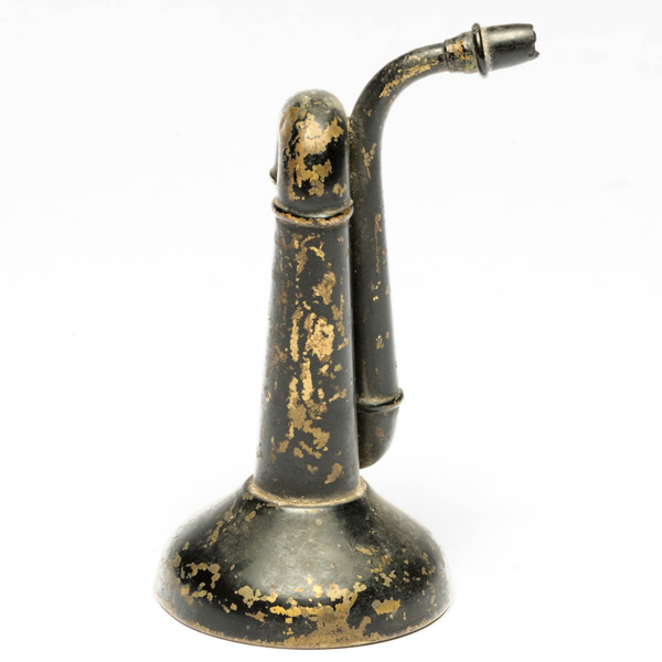 picture shows folded ear trumpet @ EarTrumpets.co.uk