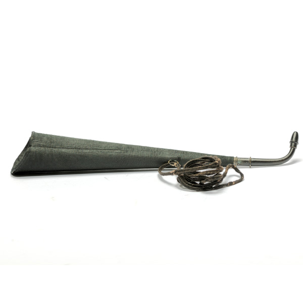 picture shows tragus ear trumpet @ EarTrumpets.co.uk