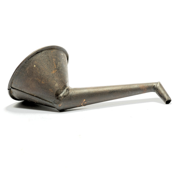 picture shows home-made ear trumpet @ EarTrumpets.co.uk