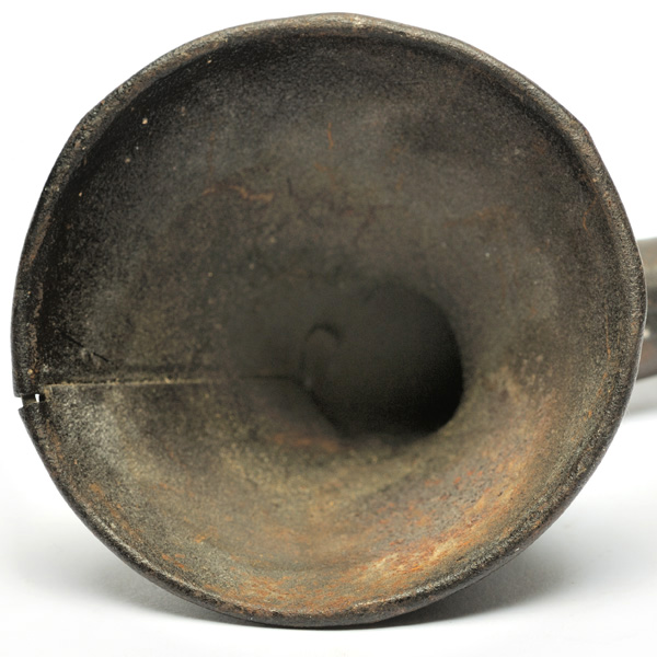 picture shows home-made ear trumpet @ EarTrumpets.co.uk
