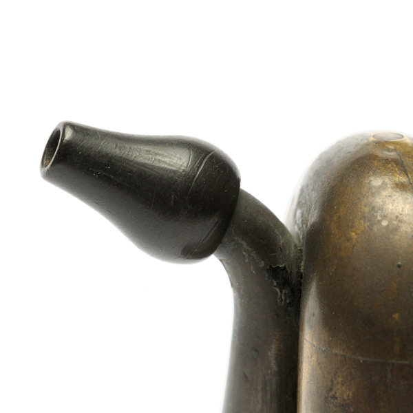 picture shows folded ear trumpet @ EarTrumpets.co.uk