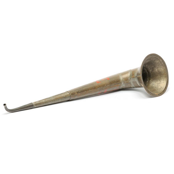 picture shows telescopic 2 pc ear trumpet @ EarTrumpets.co.uk