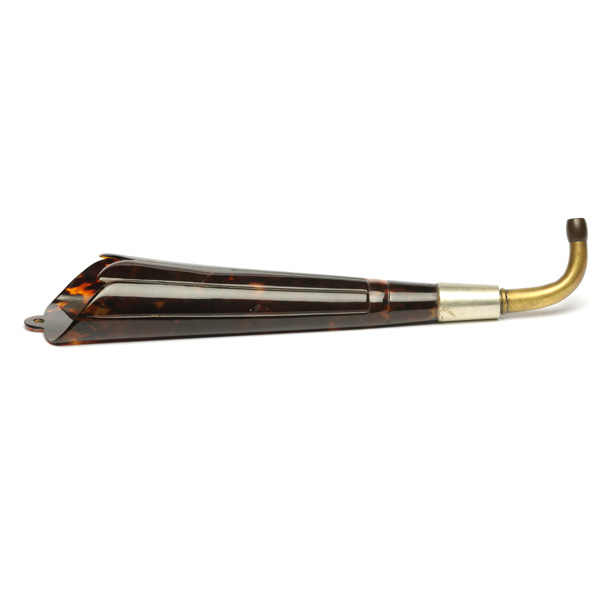 picture shows tragus ear trumpet @ EarTrumpets.co.uk