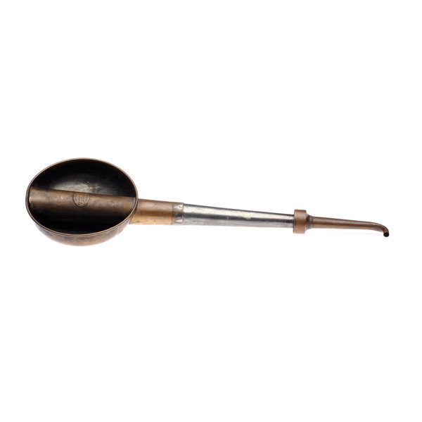 picture shows banjo ear trumpet @ EarTrumpets.co.uk